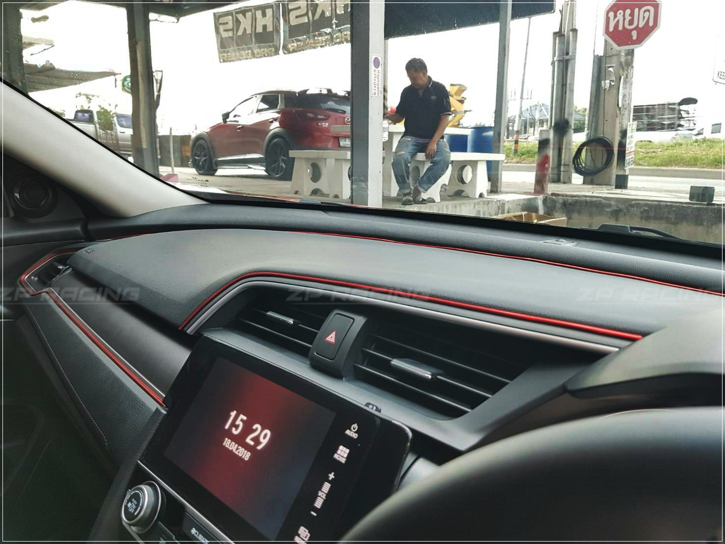 เส้นตกแต่ง console CIVIC FC/FK (5 เมตร) 2016-2022