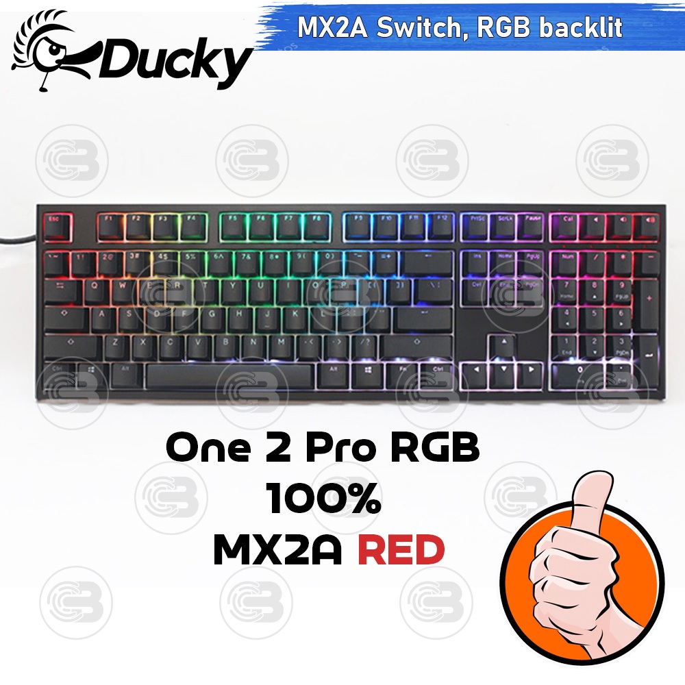 [CoolBlasterThai] Ducky One 2 Pro RGB RED MX2A Switch 100% TH/EN