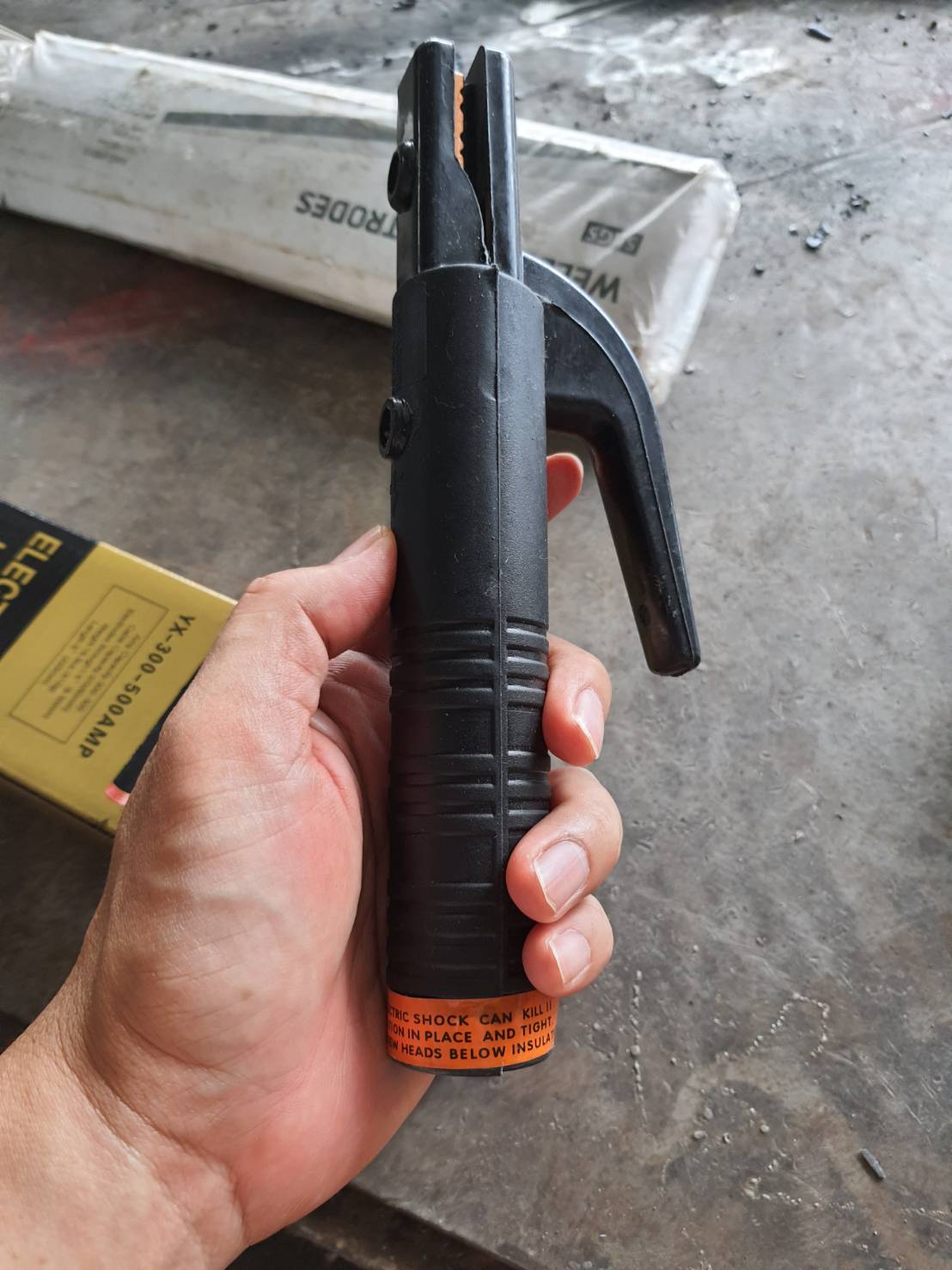 มือจับเชื่อม คีบจับอ๊อก คีบจับลวดเชื่อมไฟฟ้า