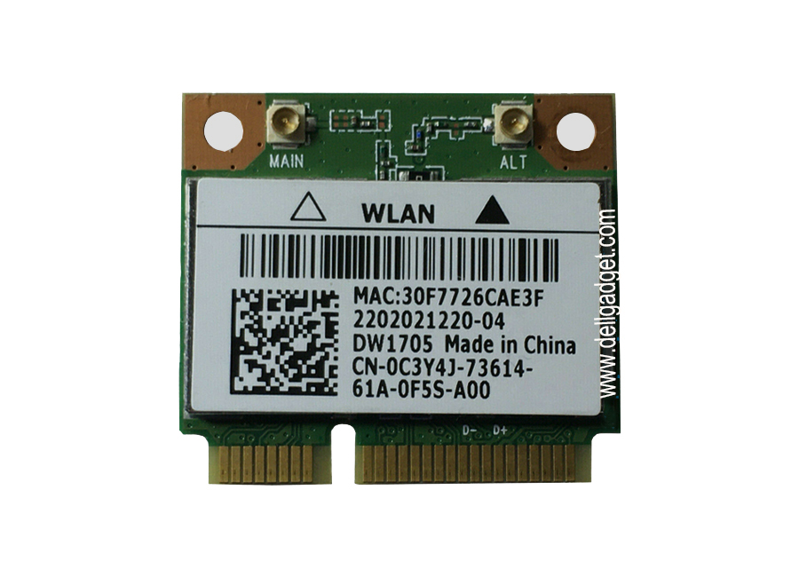 Wireless card สำหรับ Dell Latitude 3440 ตรงรุ่น ราคาพิเศษ การ์ดไวเลส Dell 3440 ของแท้ ตรงสเปค ประกัน ศูนย์ Dell Thailand