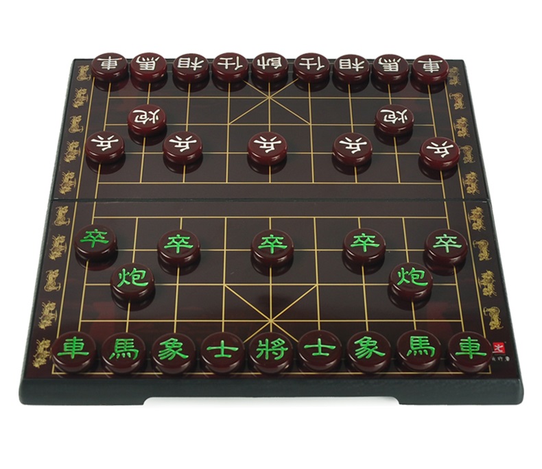 หมากรุกจีนแม่เหล็ก Red Agate Chinese Chess (size L) #AX-7