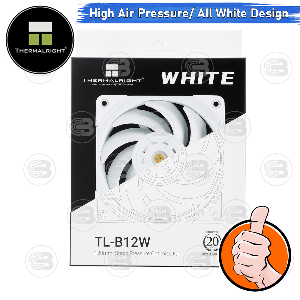 [CoolBlasterThai] Thermalright TL-B12W 2000+ RMP Static Pressure Fan Case (size 120 mm.) ประกัน 6 ปี