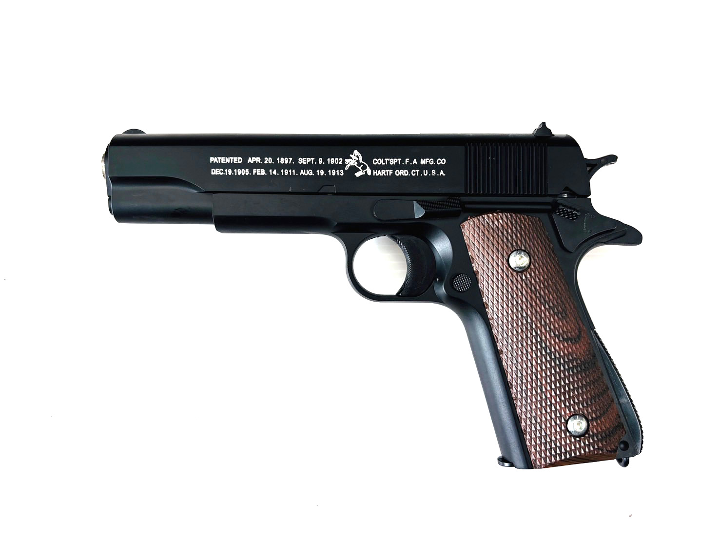 ปืนอัดลมสั้น รุ่น M1911 โลหะ ระบบชักยิงทีละนัด