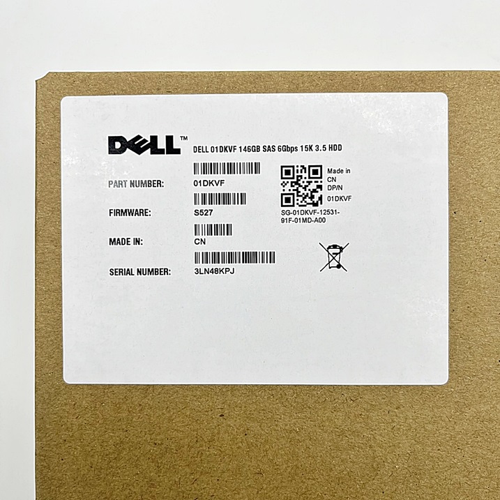 NEW DELL 01DKVF 1DKVF 9Z2066-054 [TorCompTH Thailand ขายจำหน่าย ราคา] Dell 146GB 15K 6G SAS 3.5IN HDD