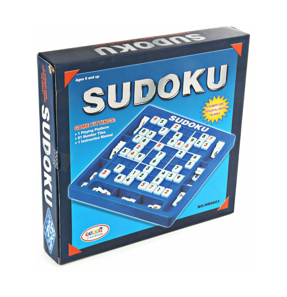 ซูโดกุพลาสติก 9x9 ช่อง Plastic Sudoku HM6603