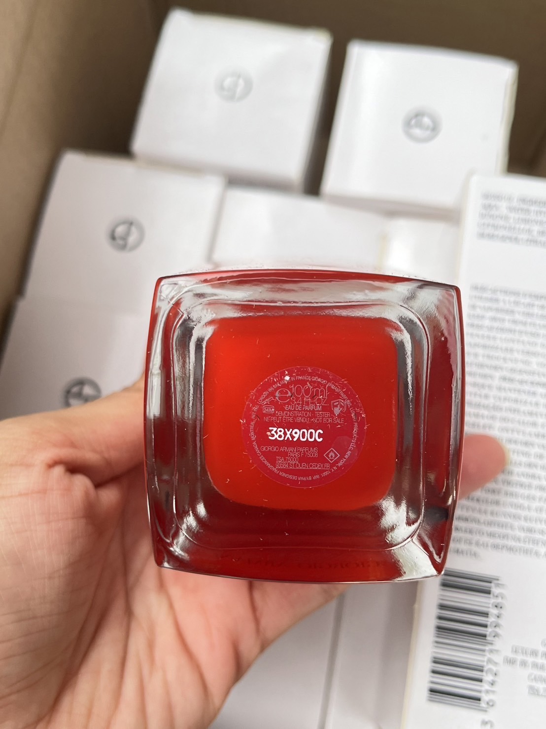 กล่องเทสเตอร์ Giorgio Armani Si Passione Eau De Parfum 100ml. ของแท้ รับประกัน