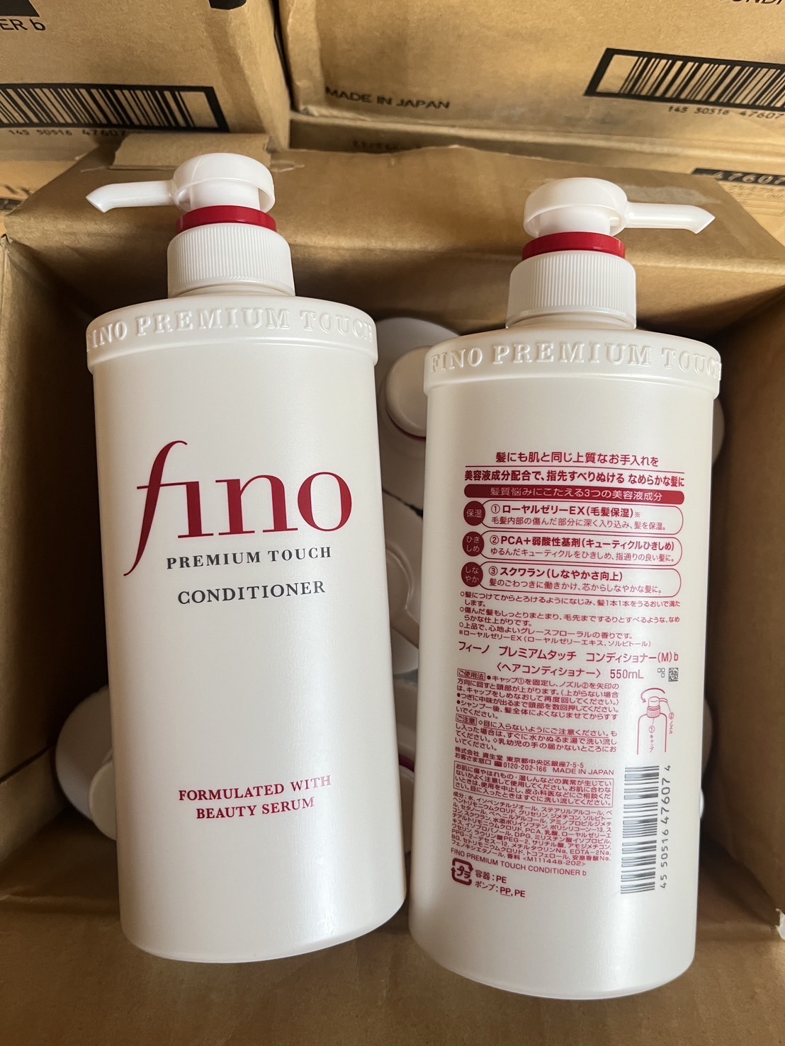 แชมพู/คอนดิชั่นเนอร์ Shiseido Fino Premium Touch Hair Shampoo/ Conditioner 550ml.