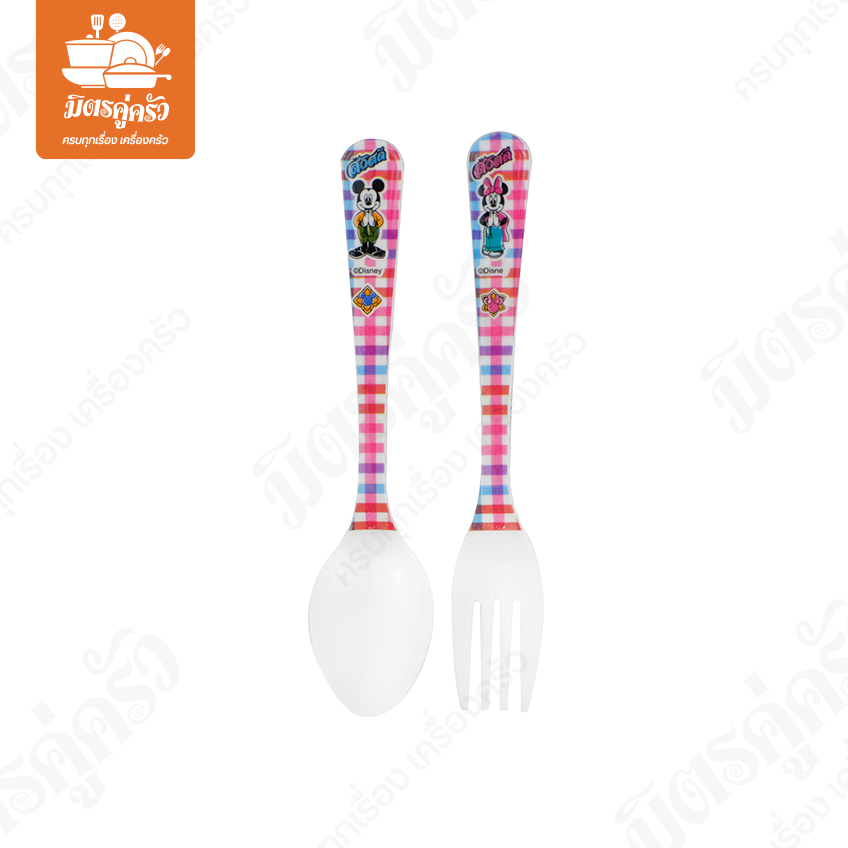 ช้อนส้อมเด็กเมลามีน ช้อนส้อมลายการ์ตูนลิขสิทธิ์แท้ Superware