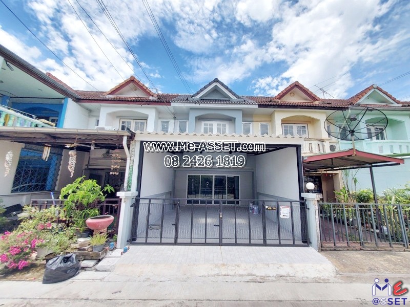 ขายทาวน์เฮ้าส์ รีโนเวทใหม่ ย่าน หทัยราษฎร์ คู้บอน วัชรพล มีนบุรี สุวินทวงศ์ : เมืองประชา : 2 ชั้น 20 ตร.วา
