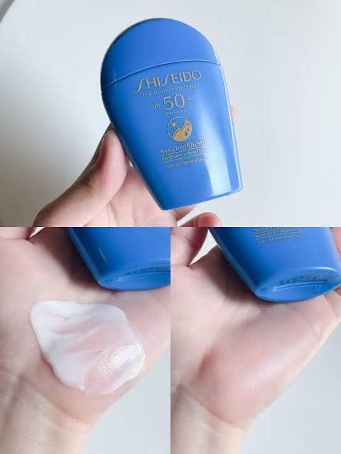 (1ขวด) Shiseido The Perfect Protector SPF50+ PA++++ สูตร SynchroShield WetForce x HeatForce ขนาดทดลอง 15ml (No Box)