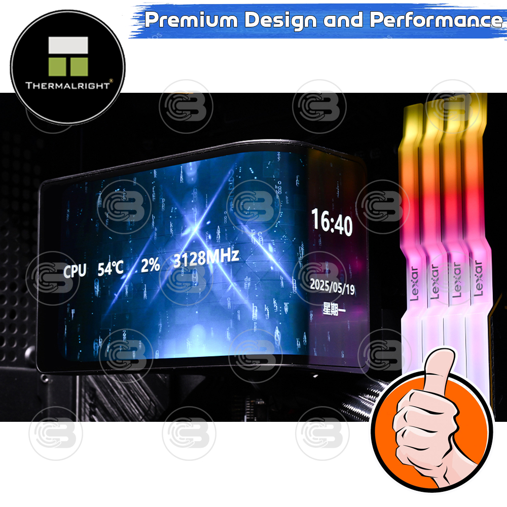 [CoolBlasterThai] Thermalright Wonder Vision 360 UB ARGB BLACK AIO Liquid CPU Cooler (AM5/LGA1851 Ready) ประกัน 6 ปี