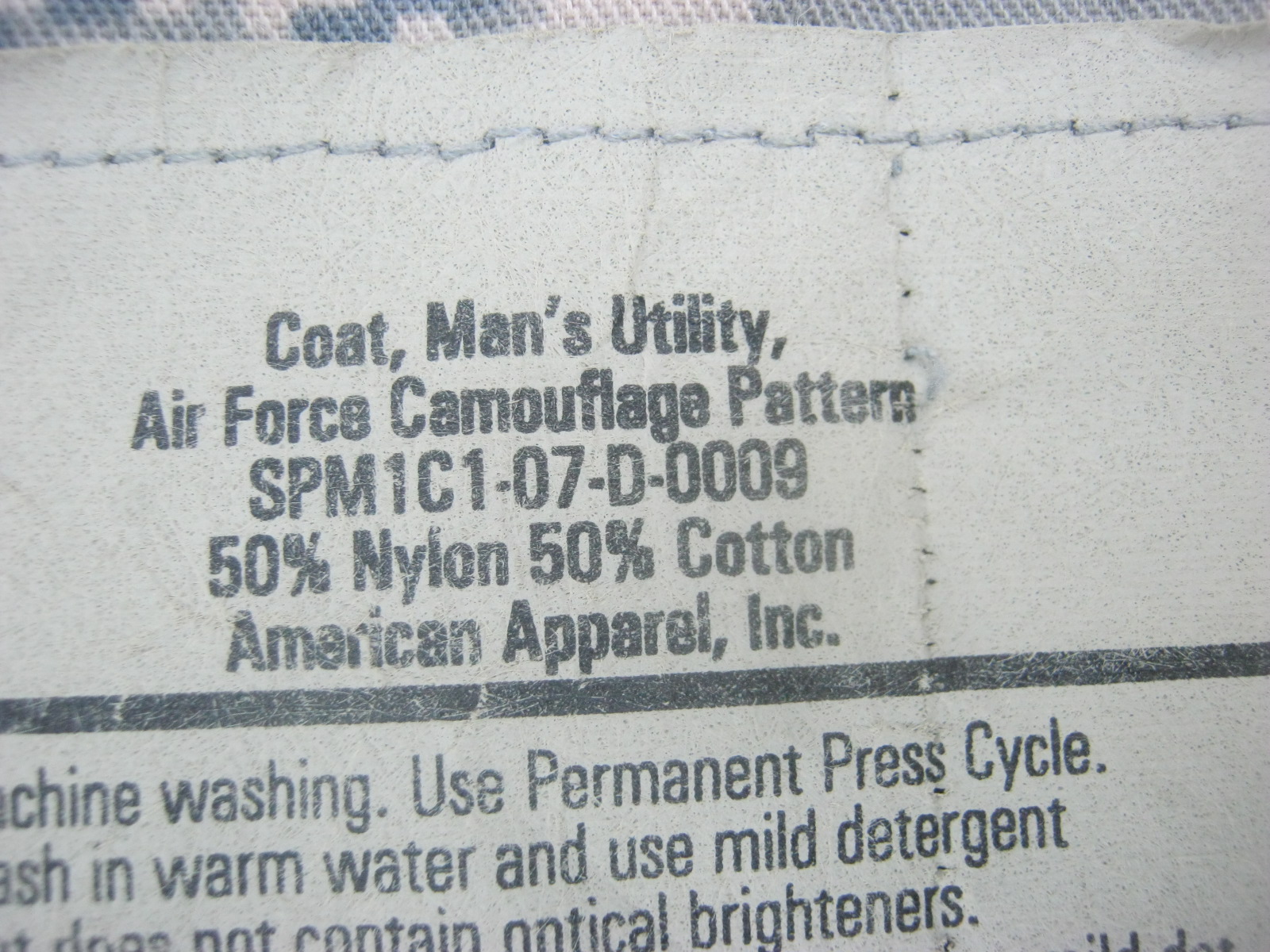 เสื้อเสืออากาศสหรัฐ pattern พิเศษ