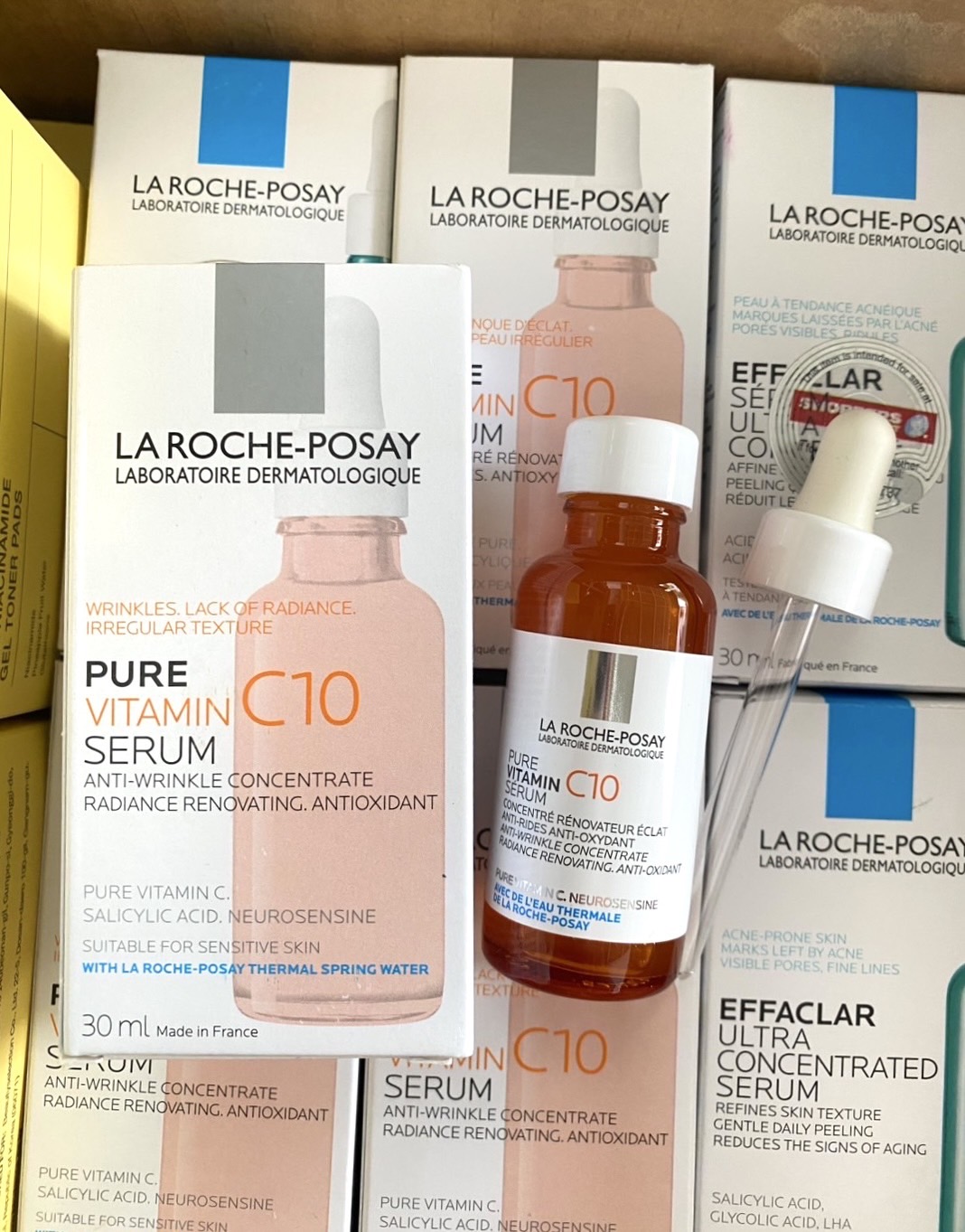 La Roche-Posay Pure Vitamin C10 Serum 30ml. เซรั่มวิตามินซีบริสุทธิ์