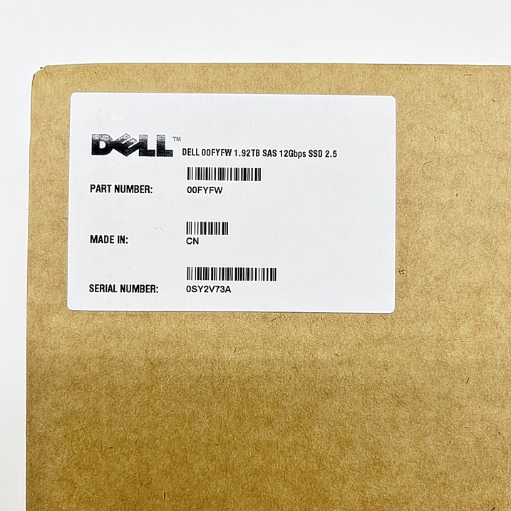 NEW DELL 00FYFW [TorCompTH Thailand ขายจำหน่าย ราคา] Dell 1.92TB 12G SAS 2.5IN RI SSD w/Tray for Dell G12
