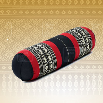 หมอนข้างกลมใหญ่,หมอนข้างตอปิโด,หมอนข้างขิด // Long Bolster Supportive Pilates Roll Cushion 65x25x25 cm