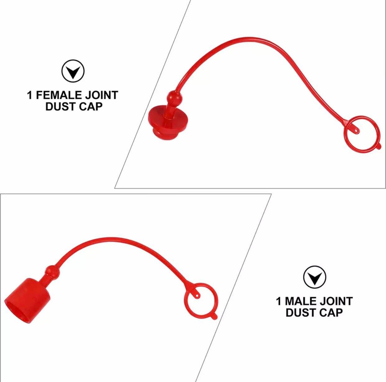 จุกปิดกันซึม ข้อต่อสวมเร็ว คอปเปอร์ไฮดรอลิก ฝาครอปปลั๊ก สำหรับคอปเปอร์ไฮดรอลิก ผู้-เมีย (ราคา/คู่) #5099