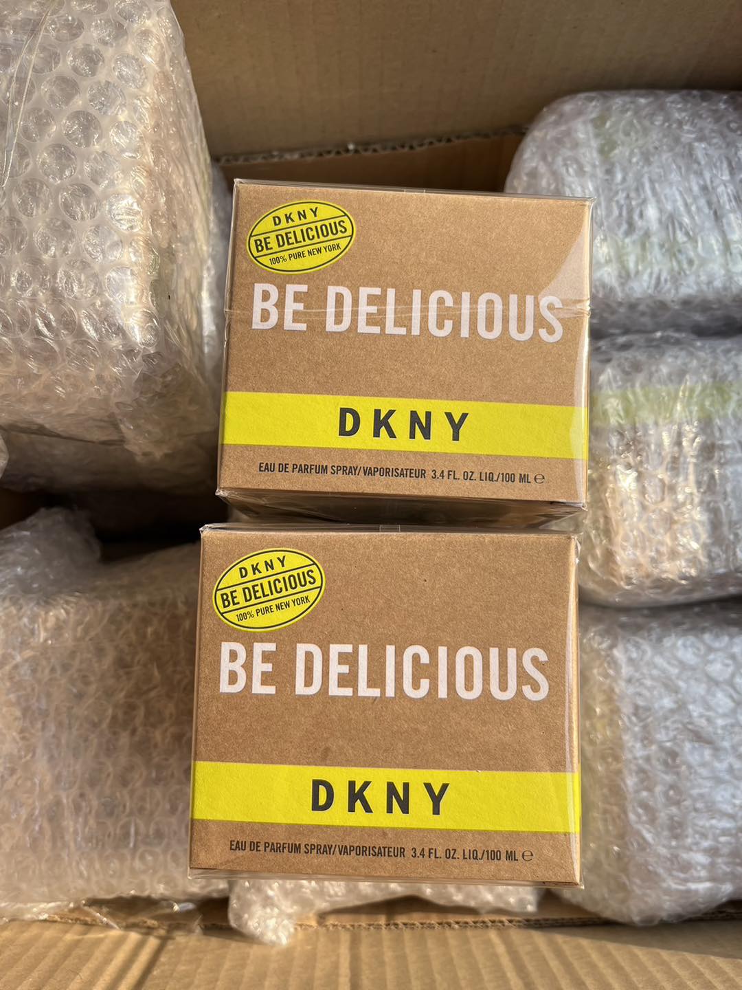 DKNY Be Delicious Eau De Parfum 100ml. น้ำหอมแอปเปิ้ลเขียว ของแท้