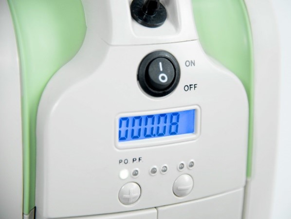 Close-up of a device with a level

Description automatically generated