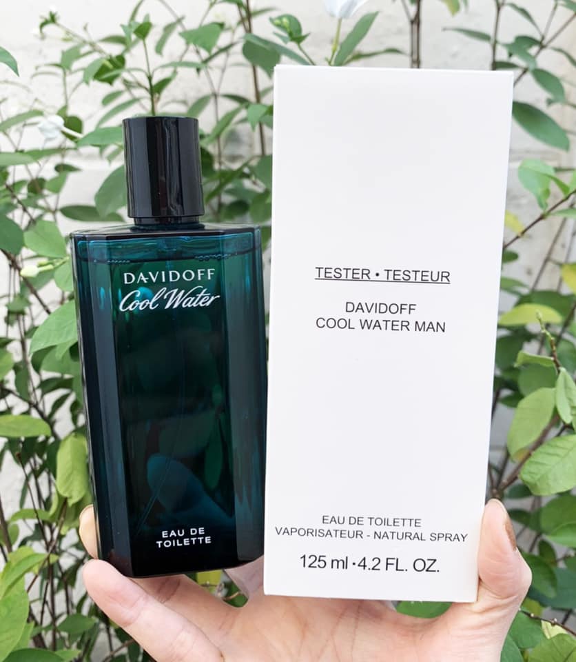 Davidoff Cool Water Eau De Toilette 125ml. [กล่องเทสเตอร์] ของแท้ 100%