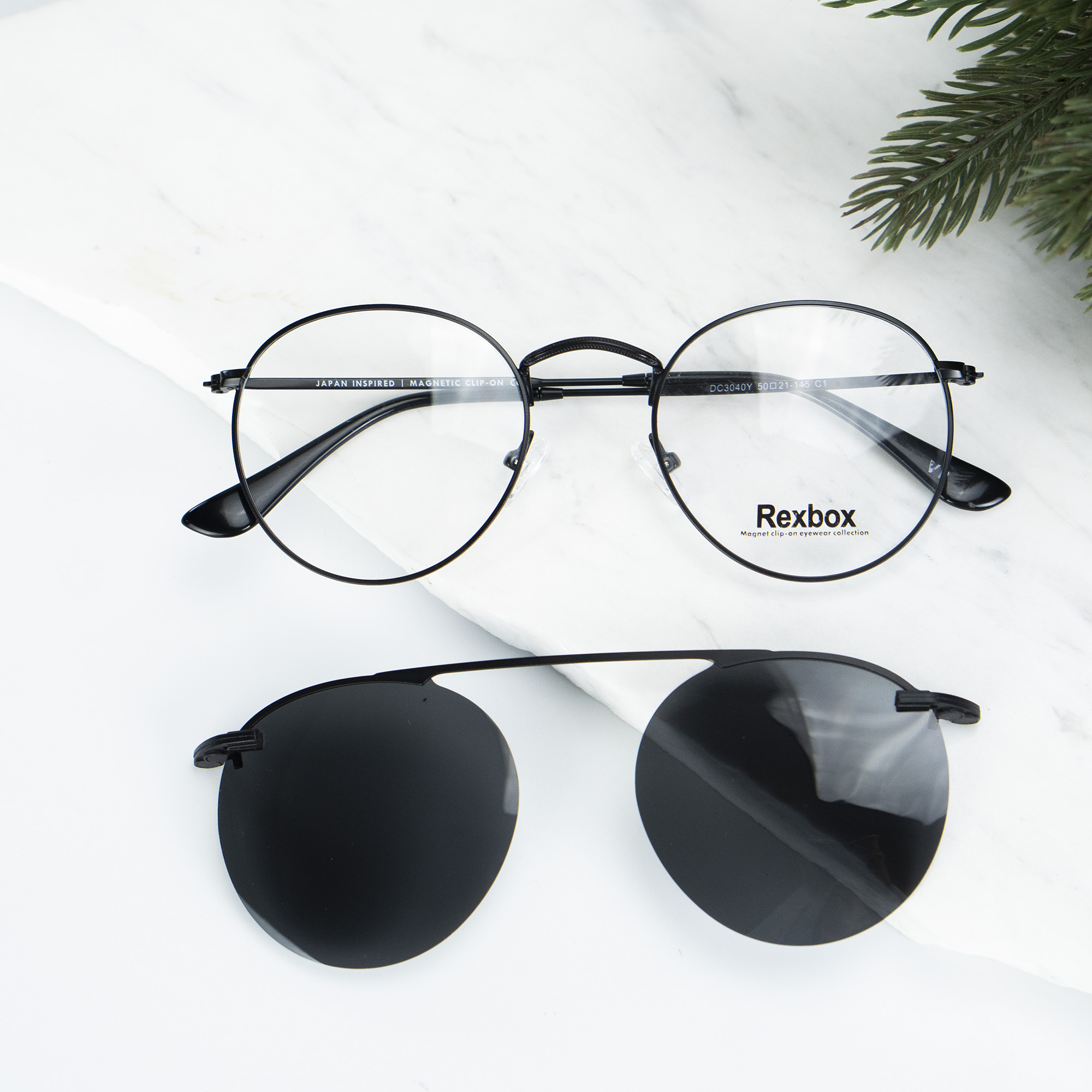 REXBOX | Round Metal | สีดำ