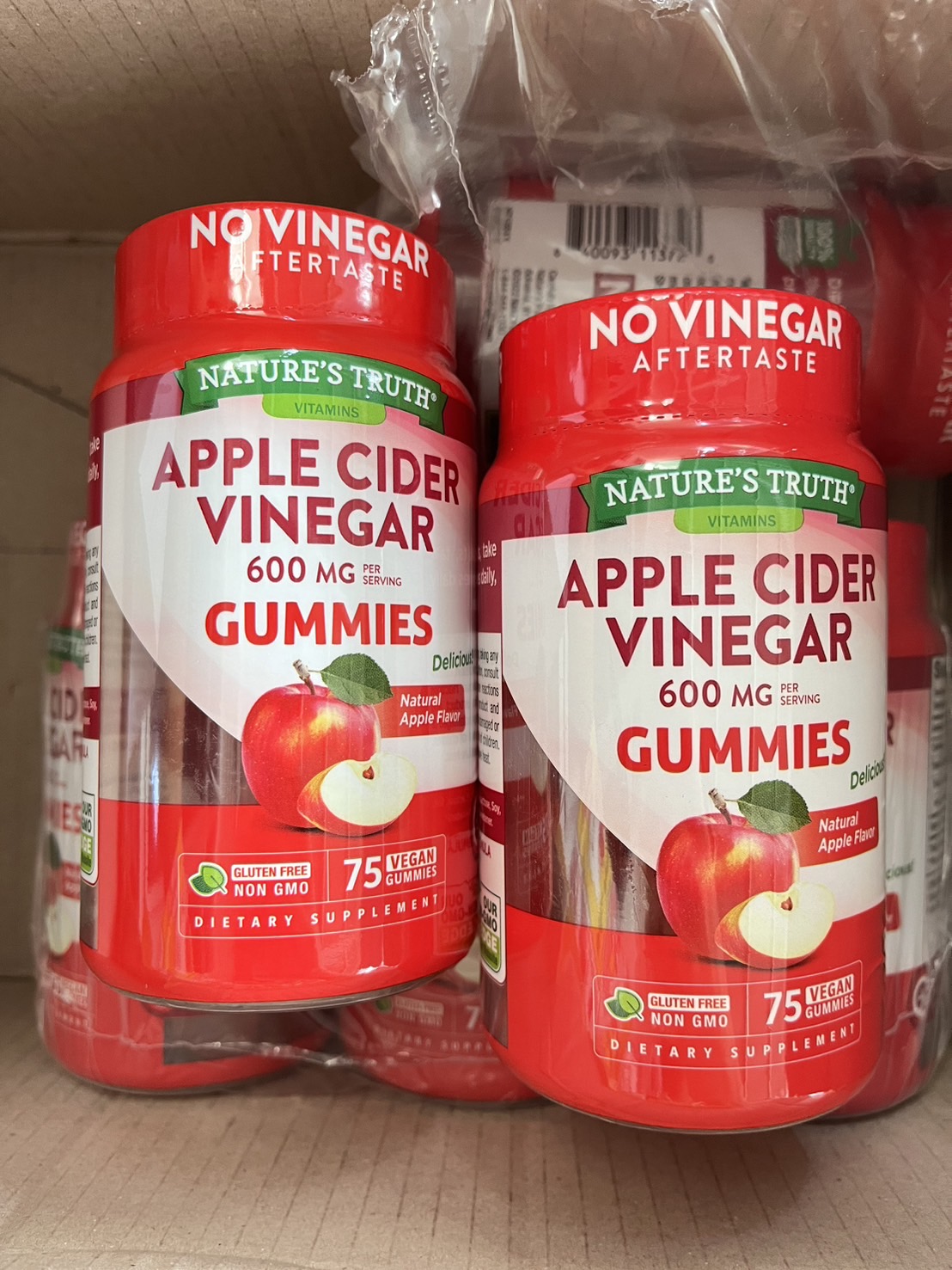 Nature's Truth Organic Apple Cider Vinegar 600mg. (บรรจุ 75 gummies) กัมมี่แอปเปิ้ลไซเดอร์