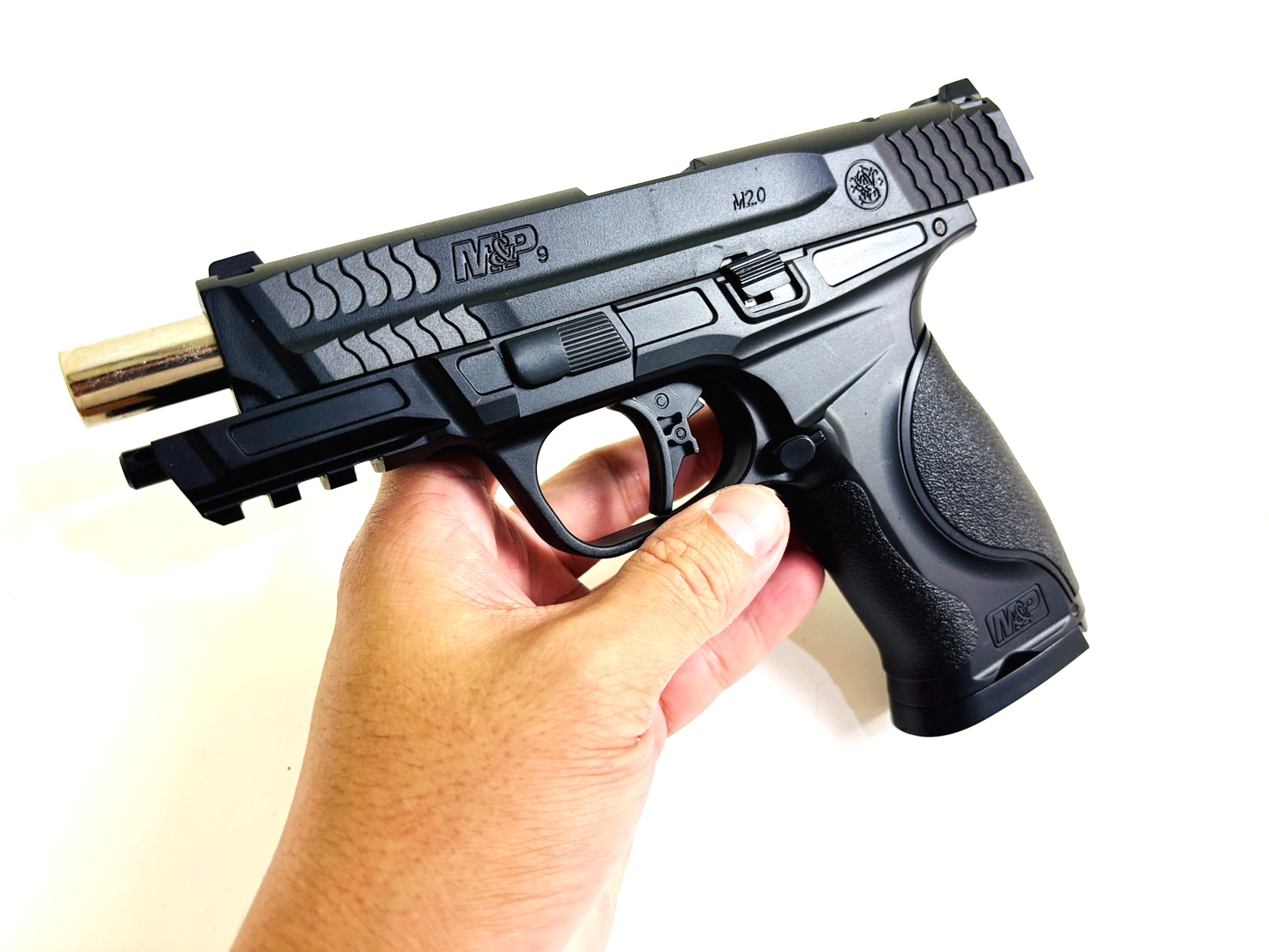 ปืนอัดลมสั้น รุ่น M&P9 Smith&Wesson ระบบชักยิงทีละนัด