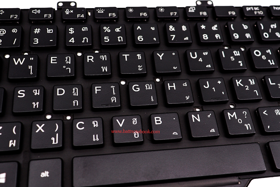 Keyboard Dell Latitude 5410 ของแท้ แป้นพิมพ์ ไทย อังกฤษ คีย์บอร์ดโน๊ตบุ๊ค Dell Latitude 5410 แท้ รับประกันศูนย์ Dell Thailand