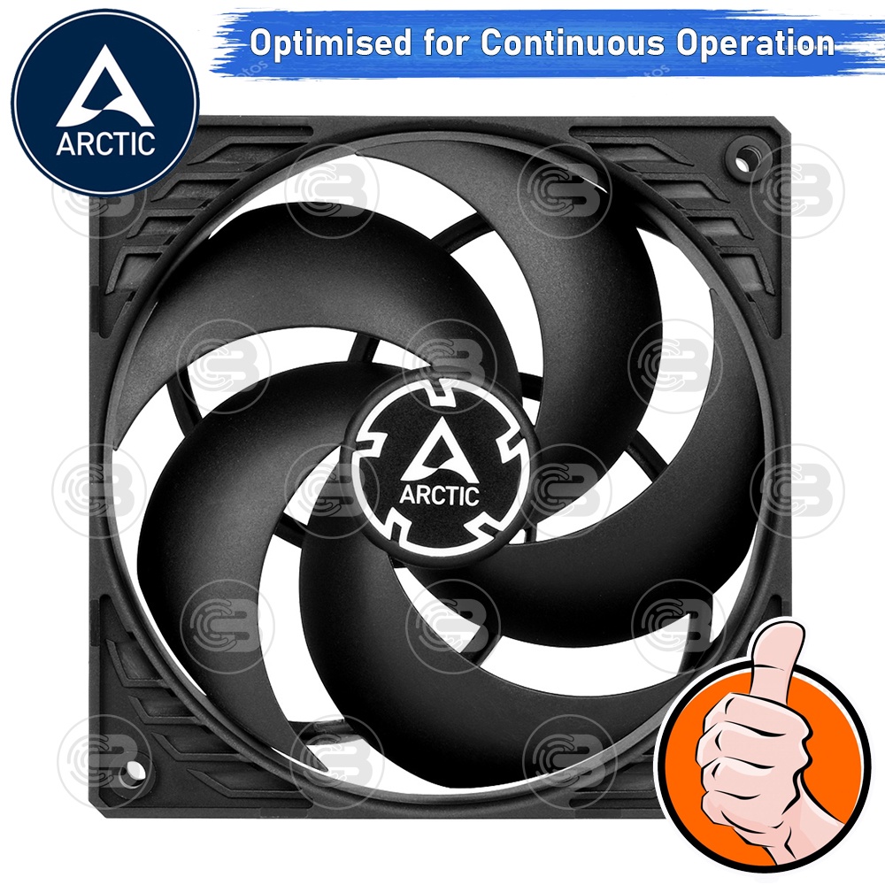 [CoolBlasterThai] ARCTIC P12 PWM PST CO Black (size 120 mm.) PC Fan Case ประกัน 6 ปี