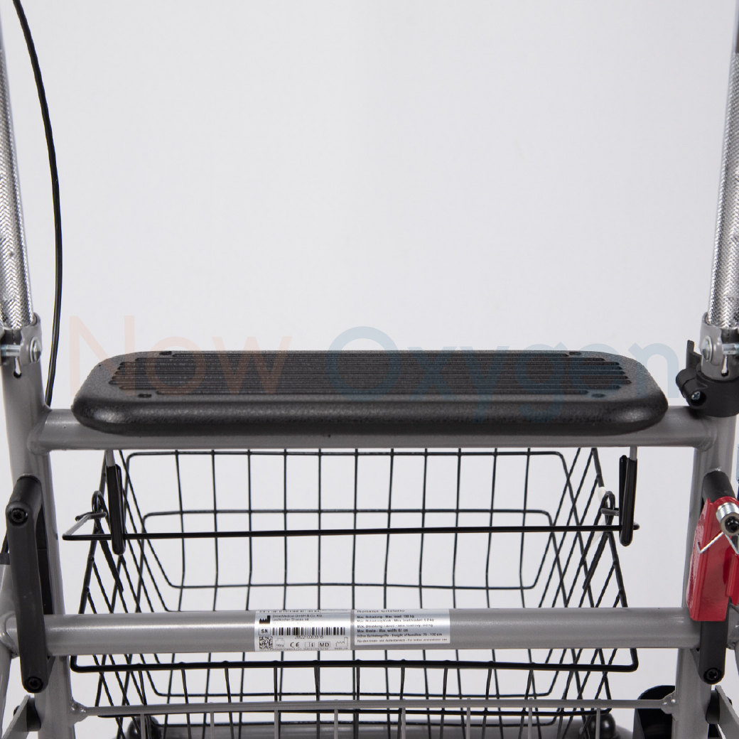 Devilbiss Rollator Cristallo วอล์คเกอร์ 4 ล้อ อุปกรณ์ช่วยพยุงเดิน อุปกรณ์ฝึกเดิน รับประกัน 2 ปี