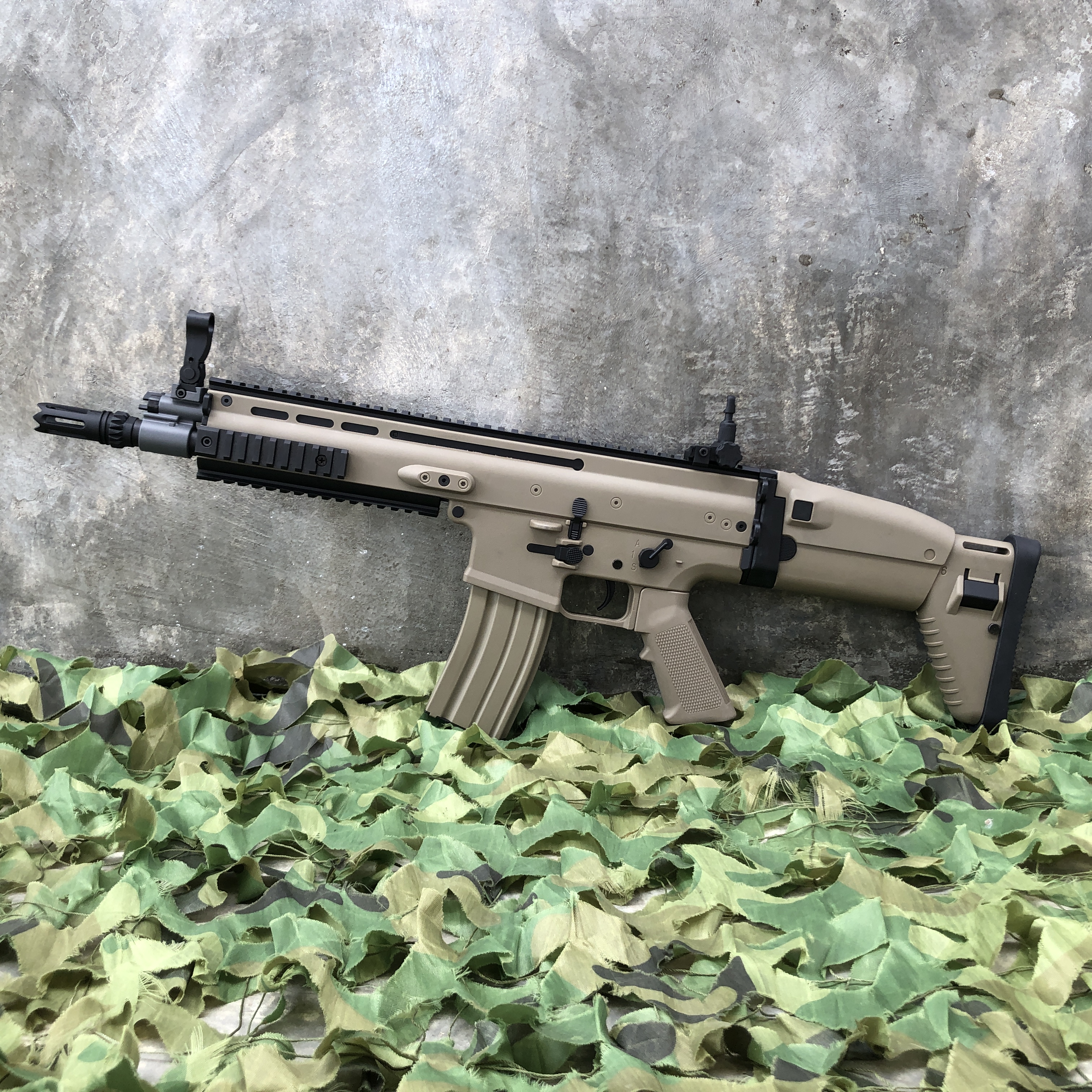 ปืนเจล ปืนเจลไฟฟ้า รุ่น SCAR-L (Semi Auto&Full Auto)