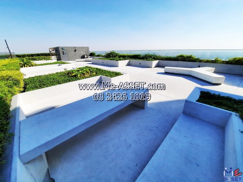 ขายคอนโดริมแม่น้ำเจ้าพระยา ใกล้รถไฟฟ้า ย่าน ตลาดต้นสัก แยกพระนั่งเกล้า สนามบินน้ำ : เดอะโพลิแทนรีฟ The Politan Rive : 31.12 ตร.เมตร