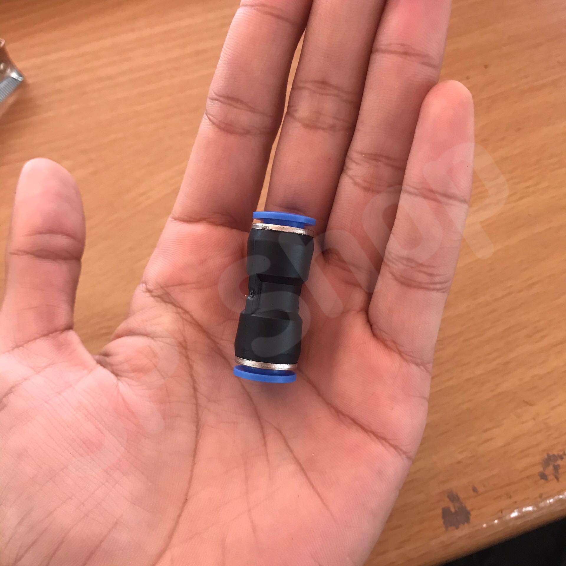 ข้อต่อลม PU 8 มม.-ต่อตรง ฟิตติ้งสายลม ต่อสายลม 8 มม. #00800