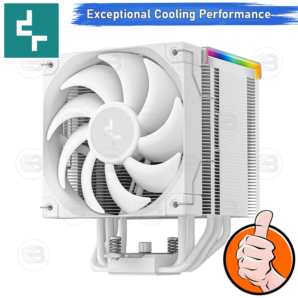 [CoolBlasterThai] DeepCool AK500 DIGITAL PRO WHITE CPU Cooler (LGA1851/AM5 Ready)