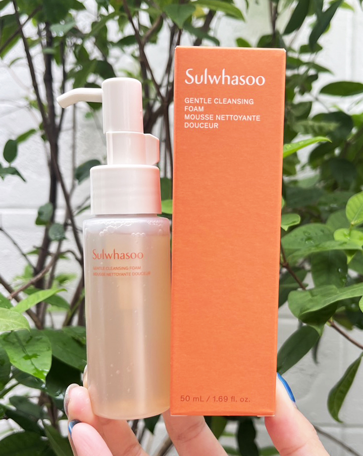 โฟม รุ่นใหม่ Sulwhasoo Gentle Cleansing Foam 50ml. แพ็คเก็จใหม่ 2023