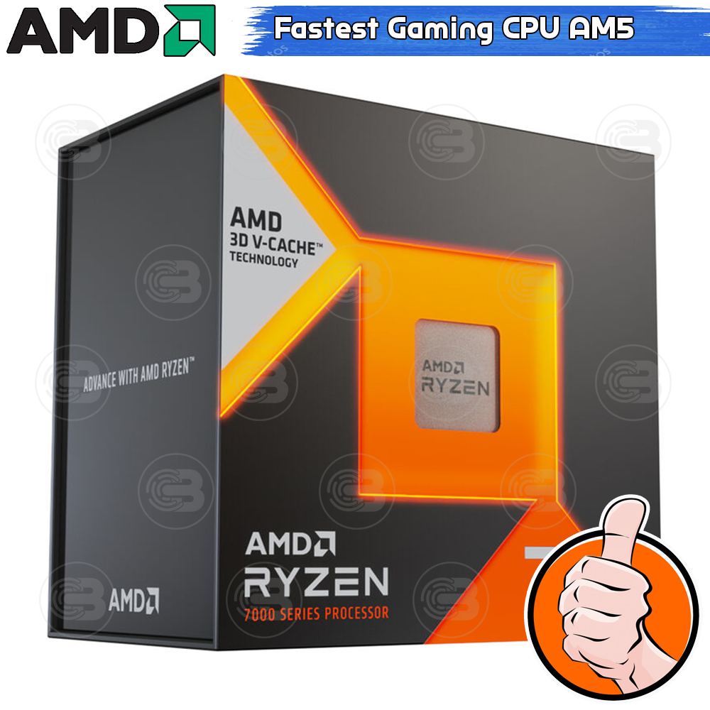 [CoolBlasterThai] CPU AMD RYZEN 7 7800X3D 8 CORE/16 THREAD (SOCKET AM5) WITHOUT COOLER