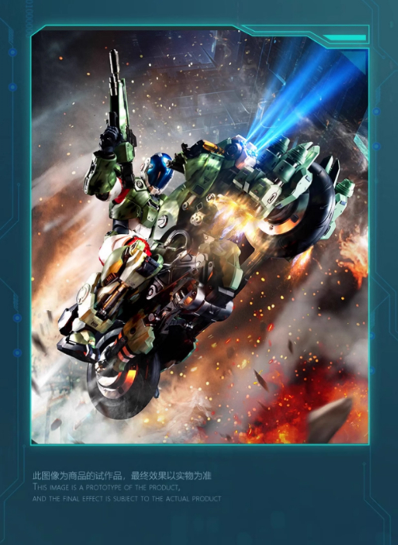 PRE-ORDER Moshow Robotech & Cyclone Motorcycle