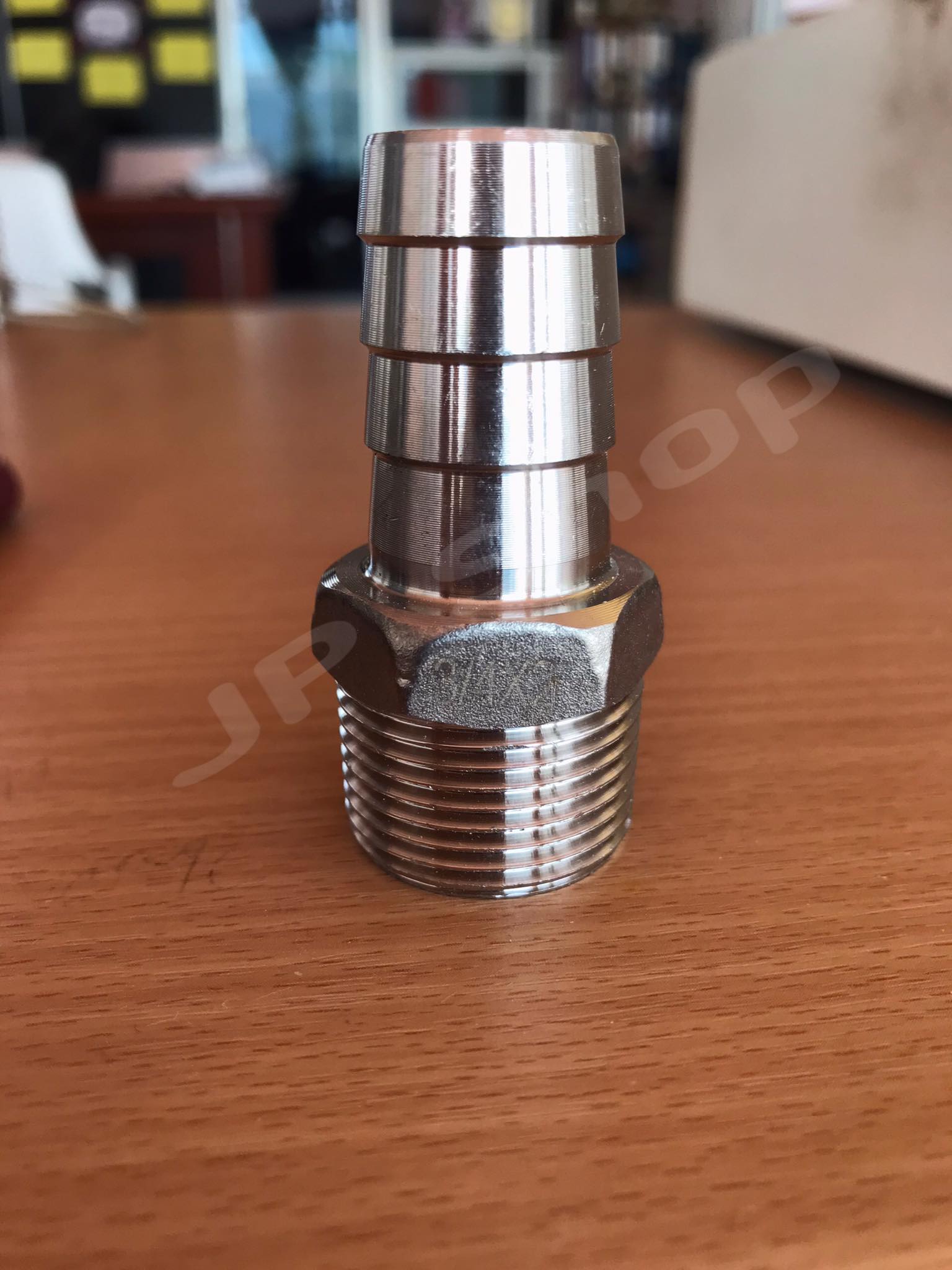 ข้อต่อหางไหล สแตนเลส304 ขนาด3/4 นิ้ว(6หุน) เกลียวนอก #12545