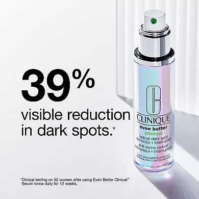 Clinique Even Better Clinical Radical Dark Spot Corrector + Interrupter 50ml. เซรั่มลดจุดด่างดำ