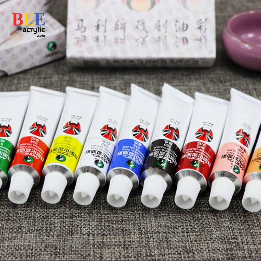 สีเพ้นท์หน้า เพ้นท์ตัว BEE ขนาด 21 มล. ไม่ระคายเคืองผิว