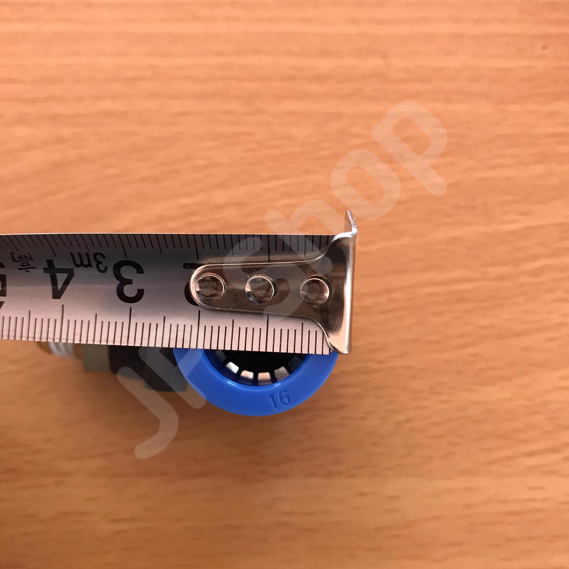 ข้อต่อลม ฟิตติ้งสายลม 16 มม. ข้อต่อ PL-16-04 #16042