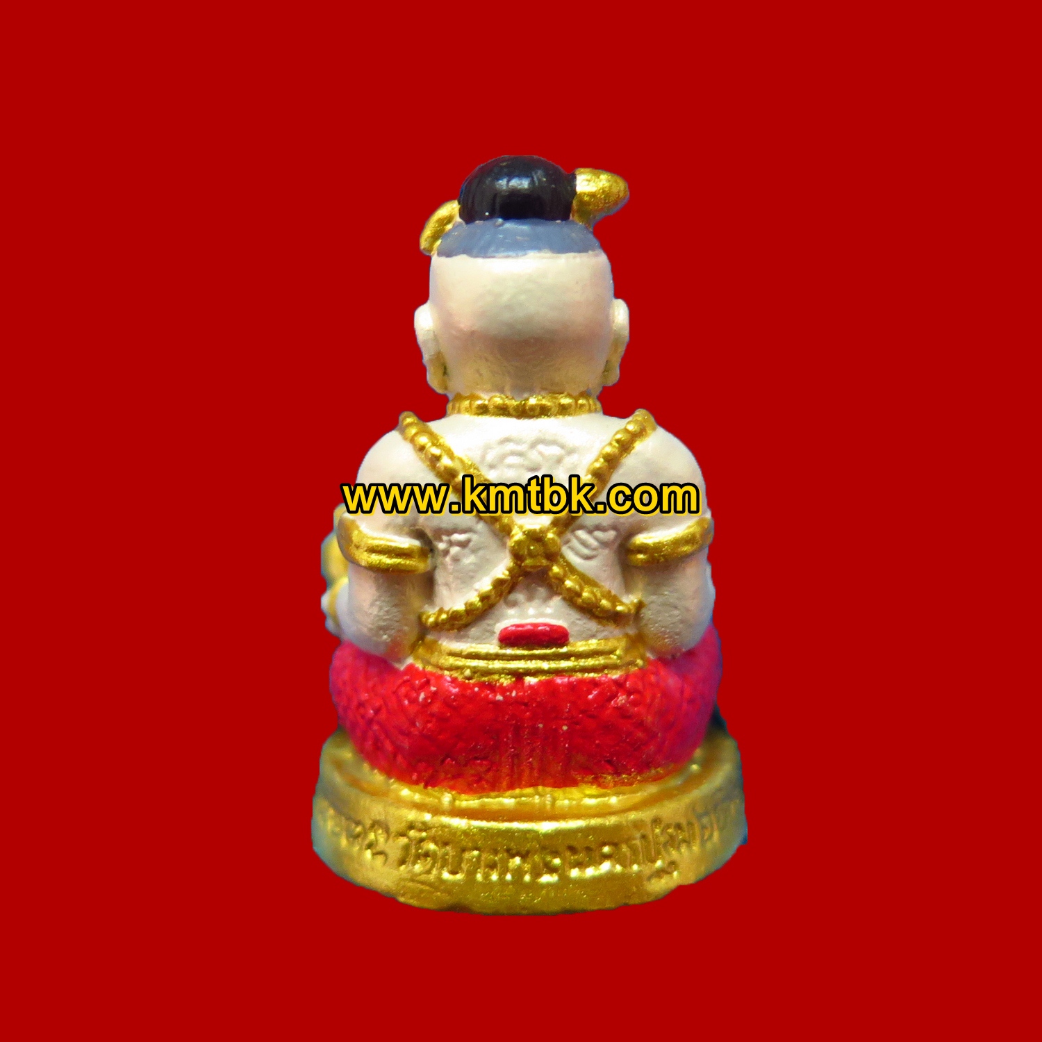 กุมารทอง อุดมทรัพย์ วัดบางพระ (หลวงพ่อเปิ่น) จ.นครปฐม แบบเพ้นสี เนื้อโลหะ ของแท้จากวัด