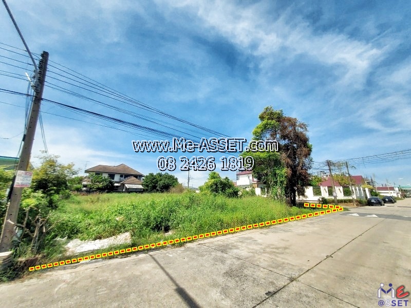 ขายที่ดินถมแล้ว ติดถนน 2 ด้าน ย่าน คูคต ธูปะเตมีย์ ลำลูกกาคลอง 3, ลำลูกกาคลอง 2 : ซอยลำลูกกา 19/3 : 250.5 ตร.วา