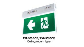 ป้ายทางออกฉุกเฉิน MAX BRIGHT รุ่น EXB 303 SVCE