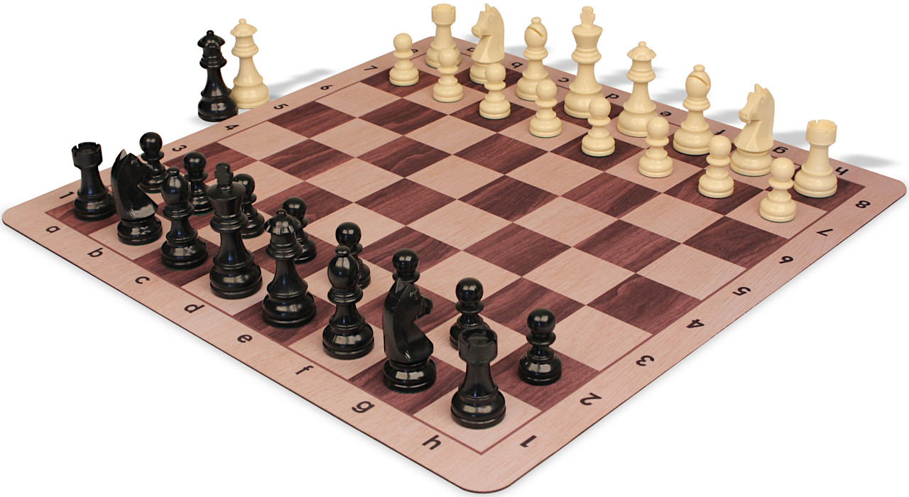 ชุดหมากรุกสากล German Knight Series Chess Set - Polish