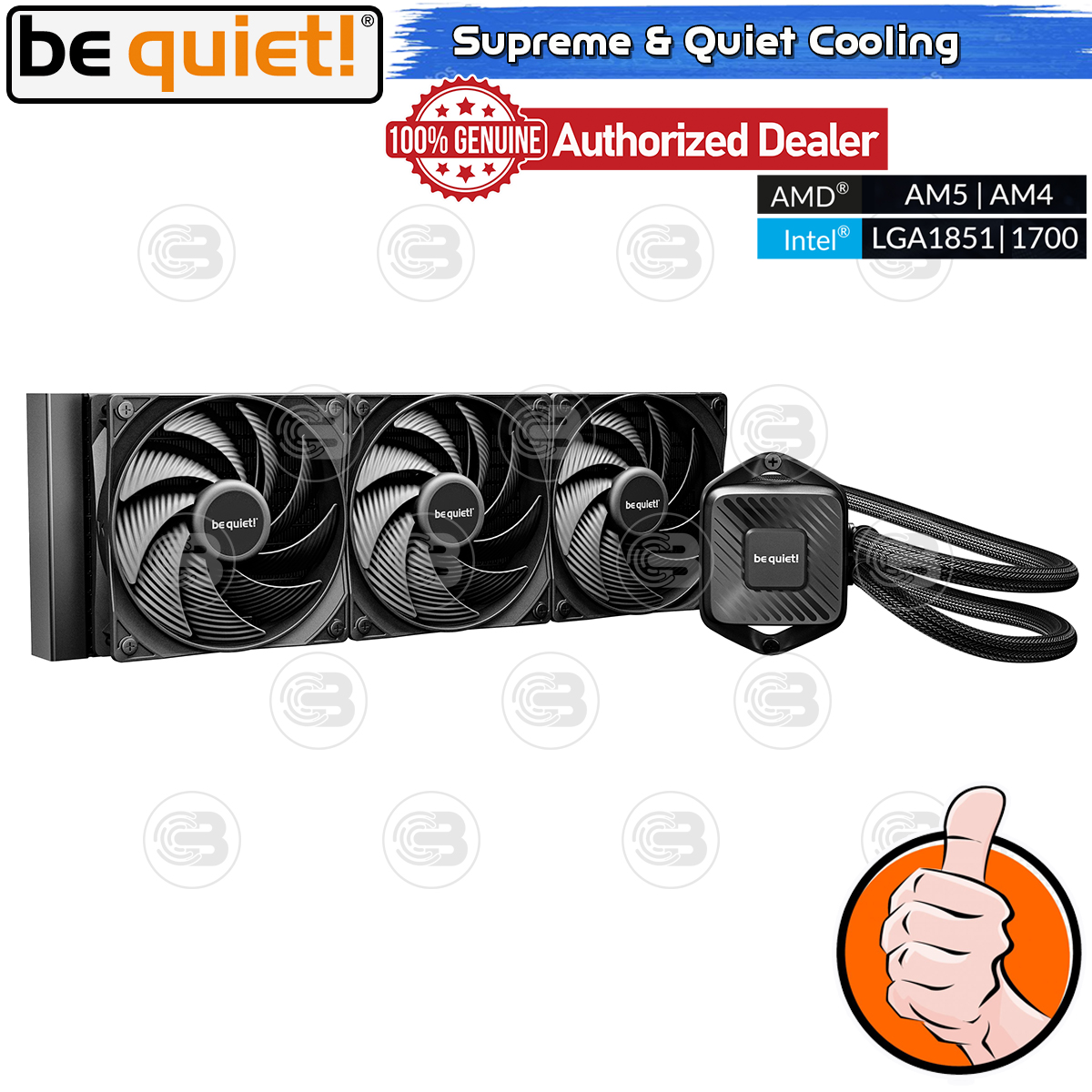 [CoolBlasterThai] Be Quiet Pure Loop 3 360 AIO Water Cooling CPU Cooler (AM5/LGA1851 Ready) (BW022) ประกัน 3 ปี สำเนา