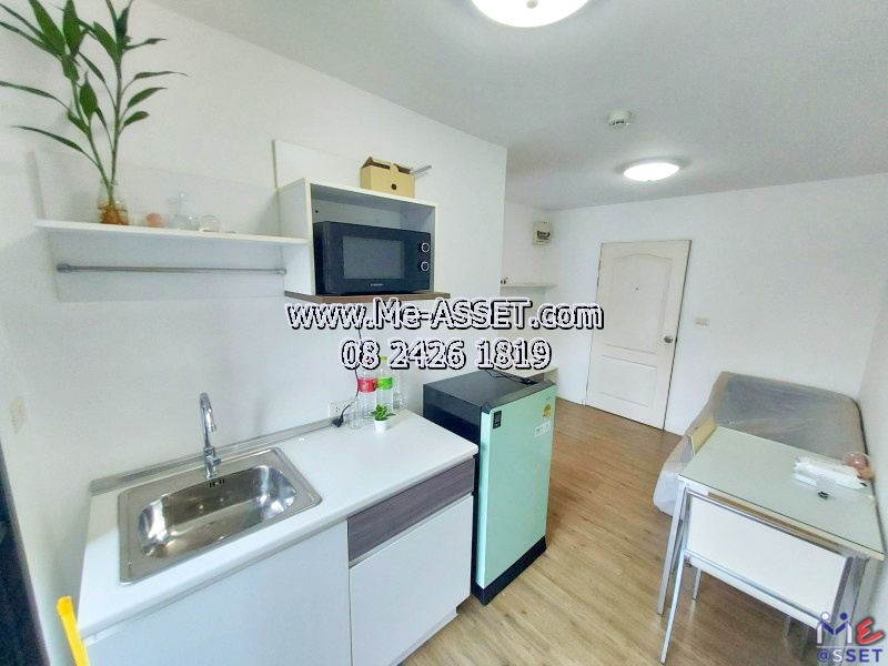 ขายและเช่าคอนโดพร้อมเฟอร์ฯ โซนศาลายา มหาสวัสดิ์ เชื่อมทวีวัฒนา ศาลาธรรมสพน์ ใกล้ ม.มหิดล ศูนย์การแพทย์กาญจนาฯ เดินทางสะดวกบรมราชชนนี ซอยบ้านตั้งสิน : ไอคอนโด ศาลายา 1 ICondo Salaya 1 : 24.18 ตร.เมตร