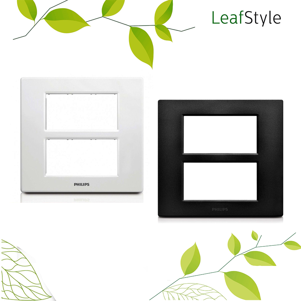 หน้ากาก ฝา 6 ช่อง ฟิลิปส์ รุ่นลีฟ LeafStyle 6M Cover PHILIPS