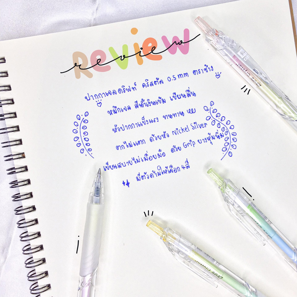 ปากกา ปากกาลูกลื่น ควอนตัม Quantum น้ำเงิน คละสี Marshmallow 0.29 / DRIFT 0.5 / RAINBOW 0.5 / MAX 0.7 / HITZ 0.7