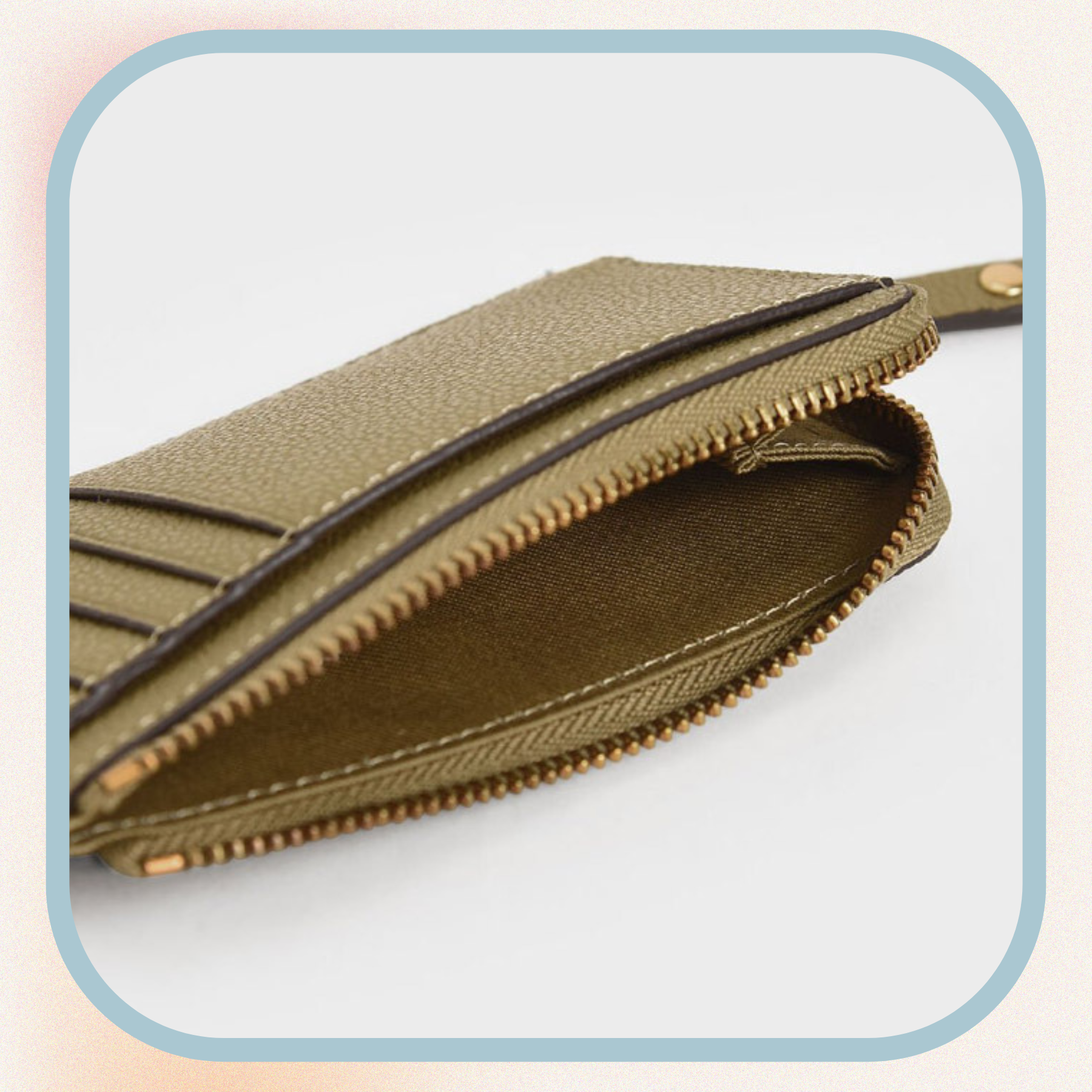 Sidezip Cardholder Green