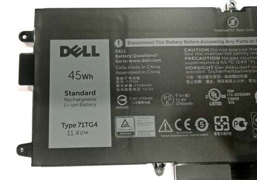Battery Dell Latitude 7280, 3-Cell, 45Wh, แบตเตอรี่ Dell Latitude 71TG4 ของแท้รับประกันศูนย์ Dell Thailand On-site Service